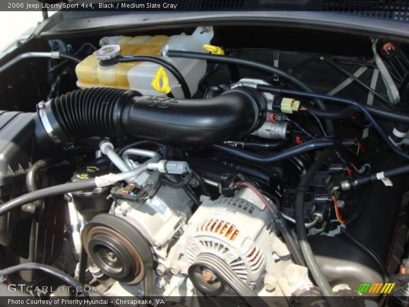 Black / Medium Slate Gray 2006 Jeep Liberty Sport 4x4