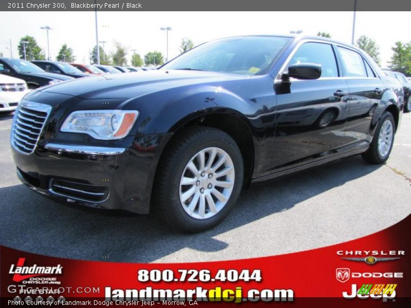Blackberry Pearl / Black 2011 Chrysler 300