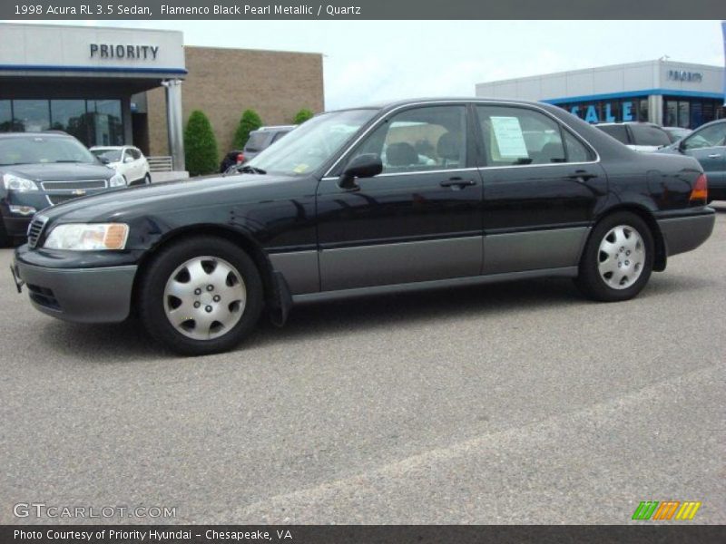 Flamenco Black Pearl Metallic / Quartz 1998 Acura RL 3.5 Sedan