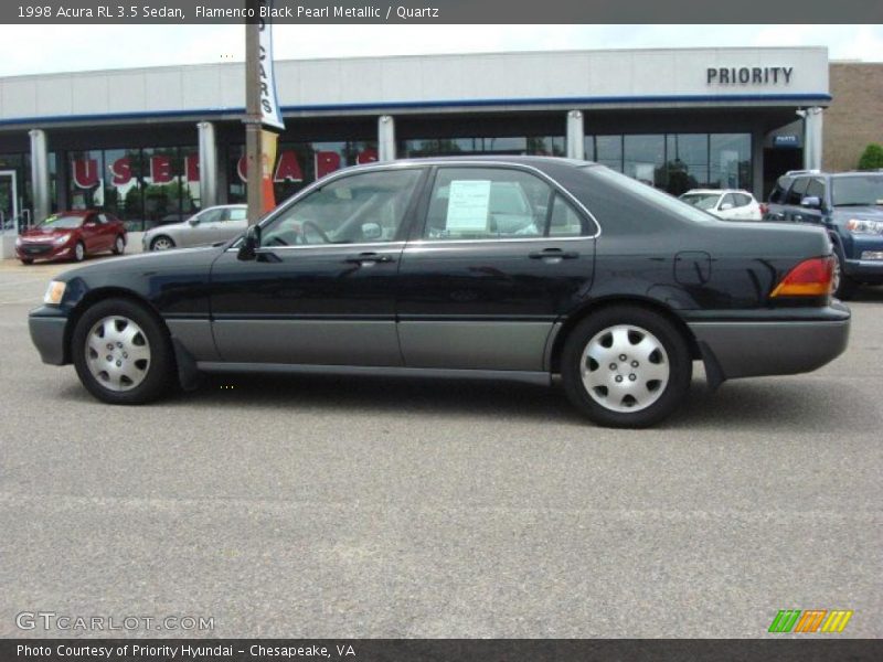 Flamenco Black Pearl Metallic / Quartz 1998 Acura RL 3.5 Sedan