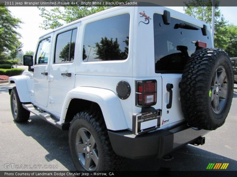 Bright White / Black/Dark Saddle 2011 Jeep Wrangler Unlimited Mojave 4x4