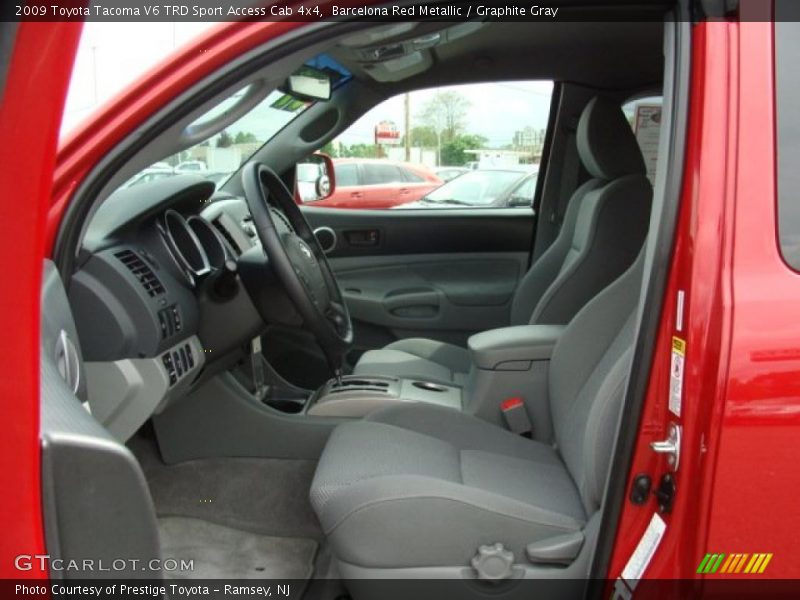 Barcelona Red Metallic / Graphite Gray 2009 Toyota Tacoma V6 TRD Sport Access Cab 4x4