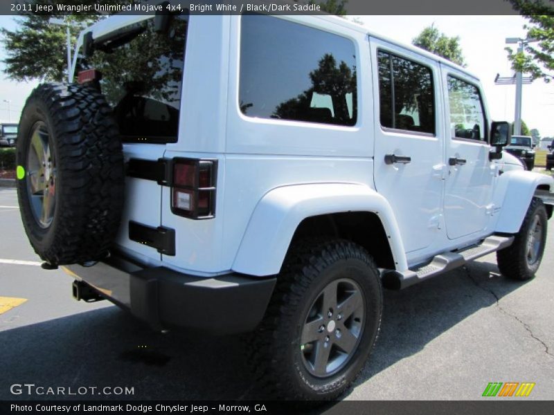 Bright White / Black/Dark Saddle 2011 Jeep Wrangler Unlimited Mojave 4x4