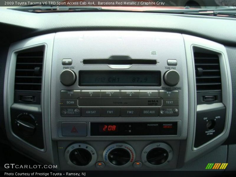 Barcelona Red Metallic / Graphite Gray 2009 Toyota Tacoma V6 TRD Sport Access Cab 4x4