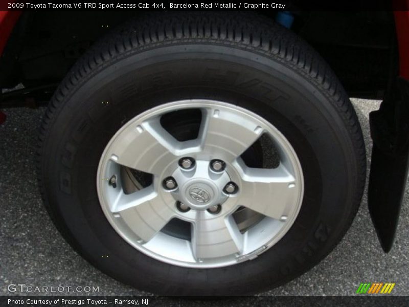 Barcelona Red Metallic / Graphite Gray 2009 Toyota Tacoma V6 TRD Sport Access Cab 4x4
