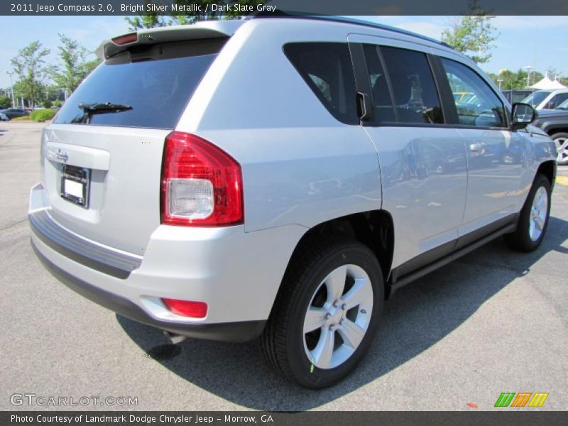 Bright Silver Metallic / Dark Slate Gray 2011 Jeep Compass 2.0