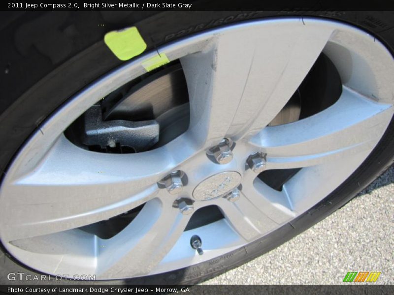 Bright Silver Metallic / Dark Slate Gray 2011 Jeep Compass 2.0