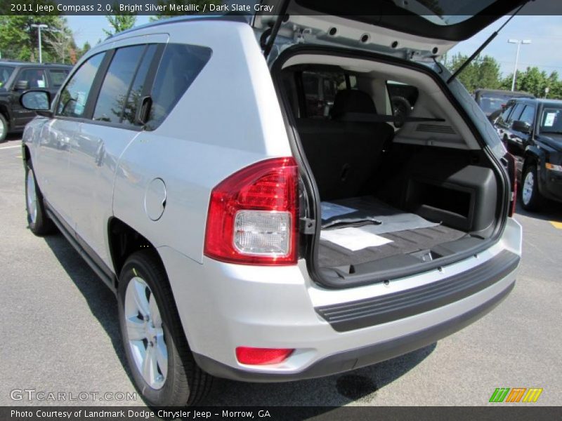 Bright Silver Metallic / Dark Slate Gray 2011 Jeep Compass 2.0