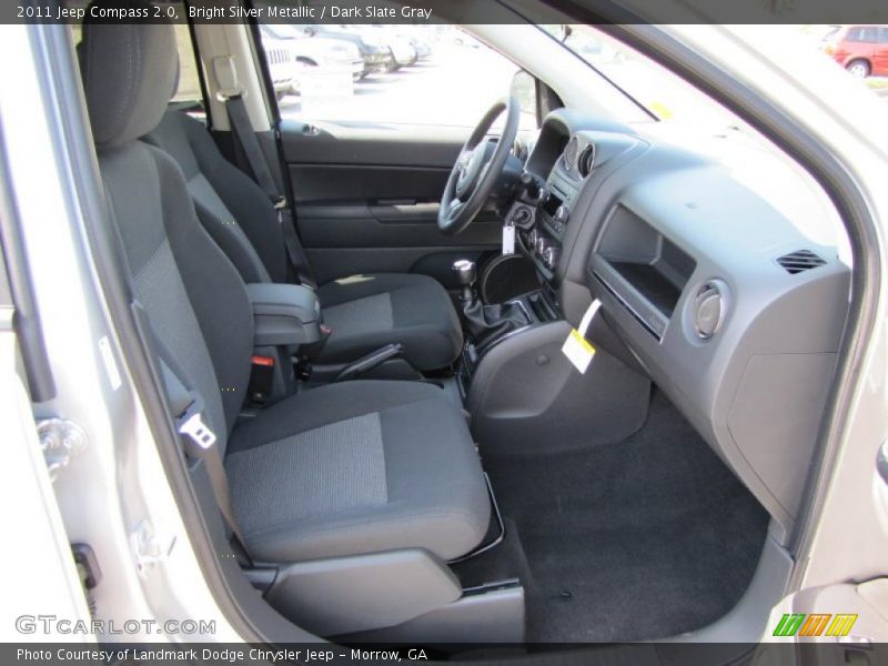 Bright Silver Metallic / Dark Slate Gray 2011 Jeep Compass 2.0
