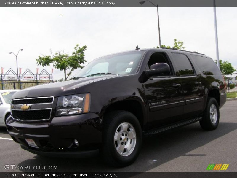 Dark Cherry Metallic / Ebony 2009 Chevrolet Suburban LT 4x4