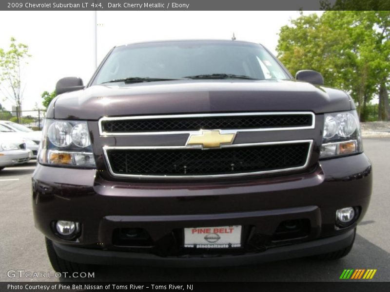 Dark Cherry Metallic / Ebony 2009 Chevrolet Suburban LT 4x4