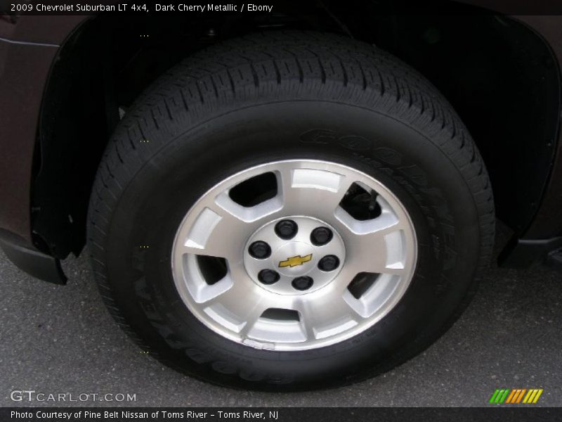 Dark Cherry Metallic / Ebony 2009 Chevrolet Suburban LT 4x4