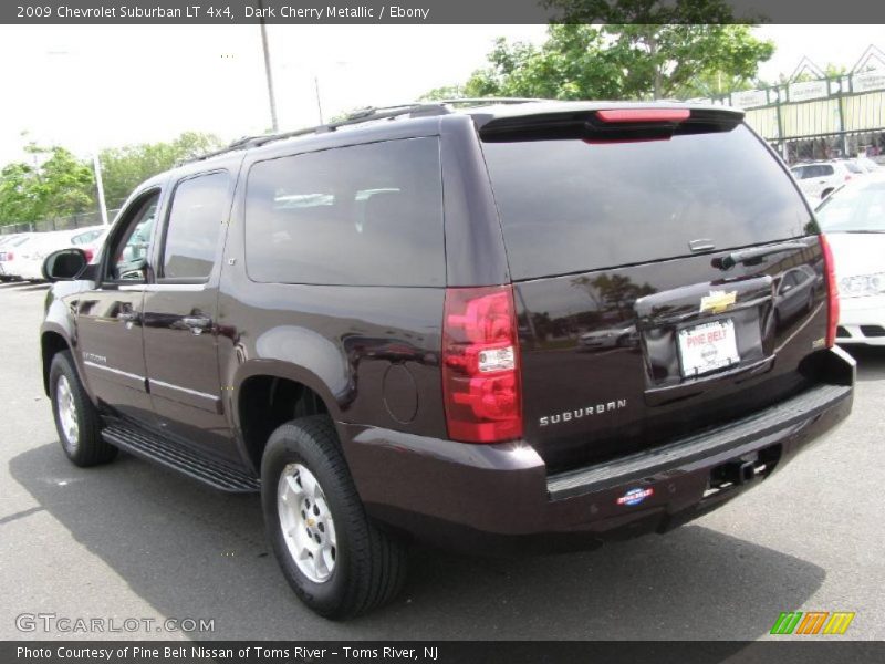 Dark Cherry Metallic / Ebony 2009 Chevrolet Suburban LT 4x4