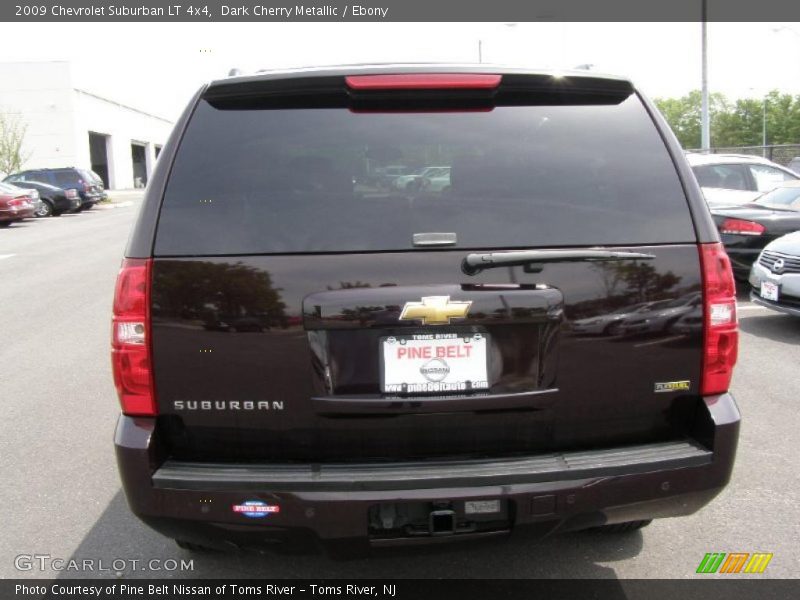 Dark Cherry Metallic / Ebony 2009 Chevrolet Suburban LT 4x4