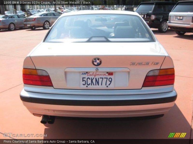 Arctic Silver Metallic / Black 1998 BMW 3 Series 323is Coupe