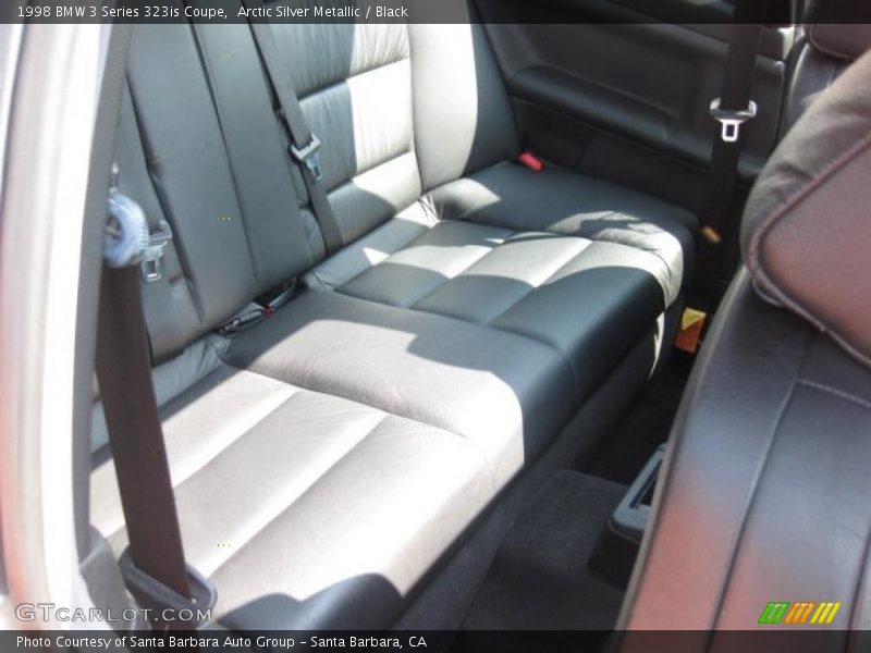 Arctic Silver Metallic / Black 1998 BMW 3 Series 323is Coupe