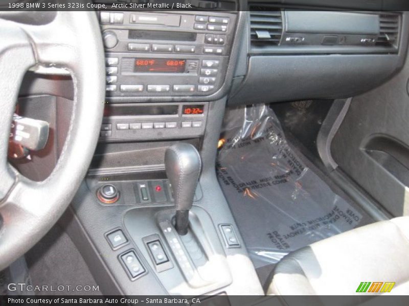 Arctic Silver Metallic / Black 1998 BMW 3 Series 323is Coupe