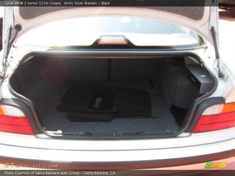 Arctic Silver Metallic / Black 1998 BMW 3 Series 323is Coupe