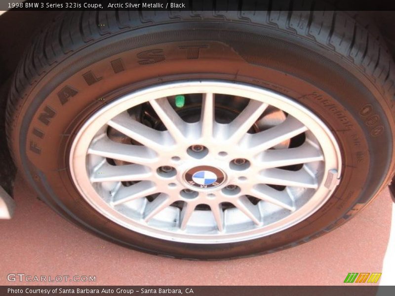 Arctic Silver Metallic / Black 1998 BMW 3 Series 323is Coupe
