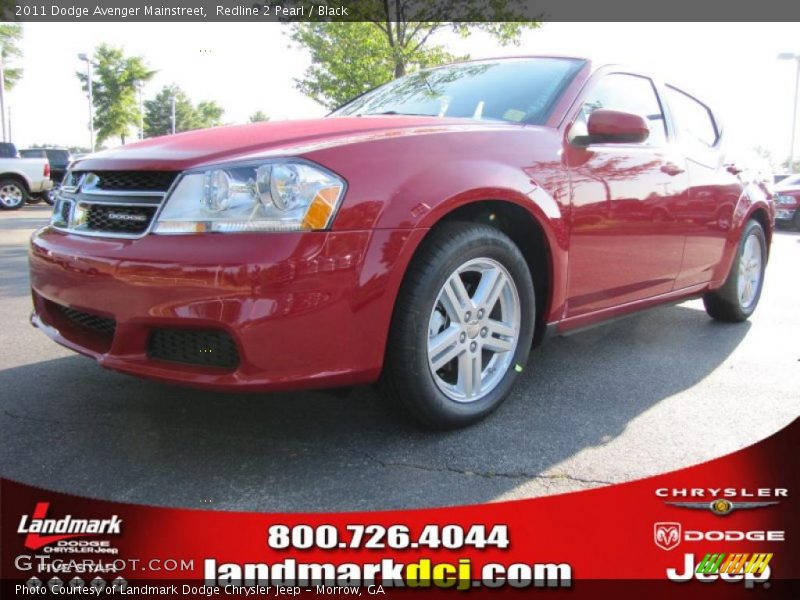 Redline 2 Pearl / Black 2011 Dodge Avenger Mainstreet
