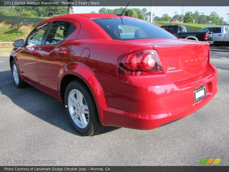 Redline 2 Pearl / Black 2011 Dodge Avenger Mainstreet