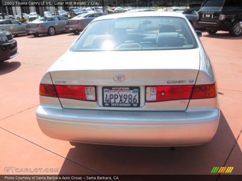 Lunar Mist Metallic / Gray 2001 Toyota Camry LE V6