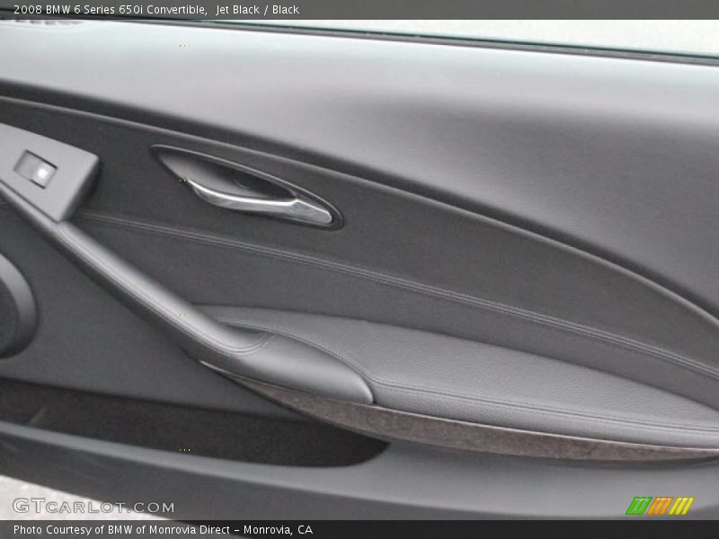 Jet Black / Black 2008 BMW 6 Series 650i Convertible