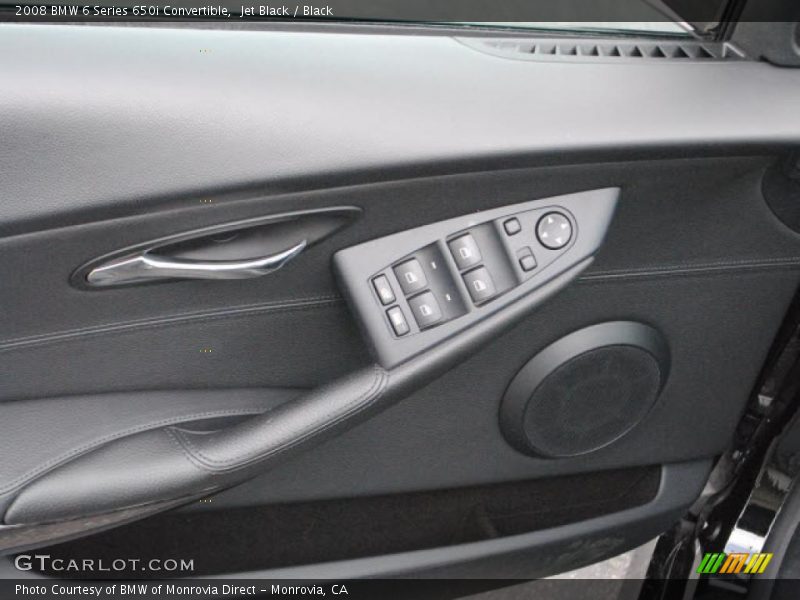 Jet Black / Black 2008 BMW 6 Series 650i Convertible