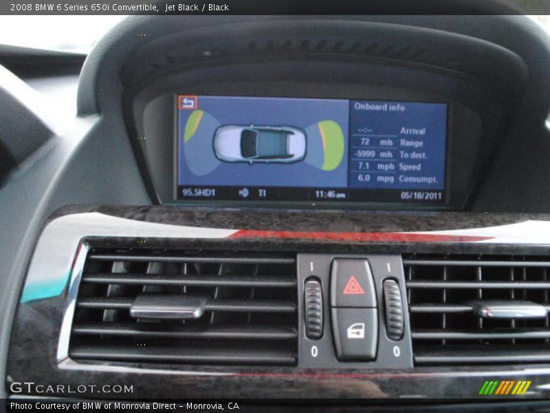 Jet Black / Black 2008 BMW 6 Series 650i Convertible