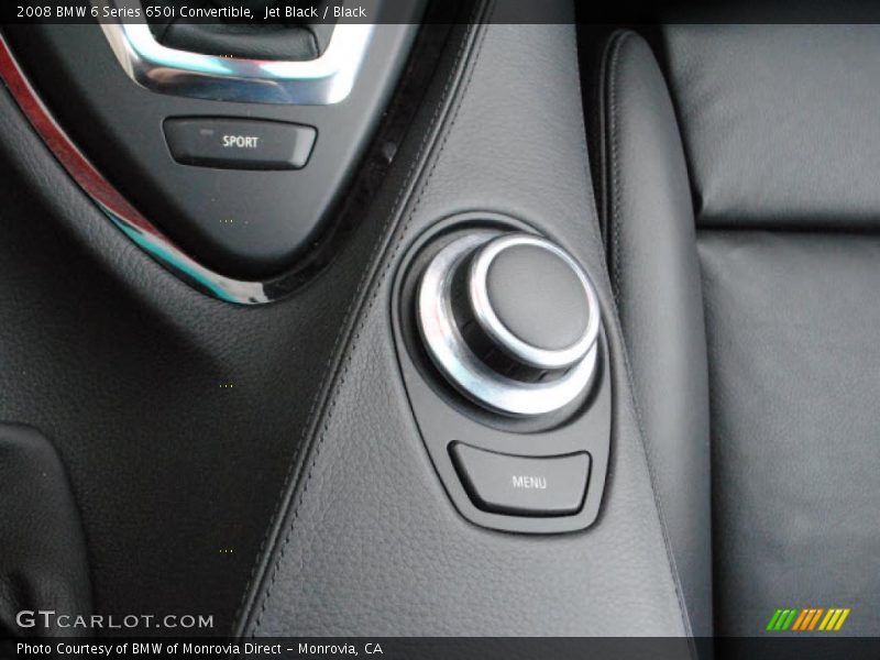 Jet Black / Black 2008 BMW 6 Series 650i Convertible