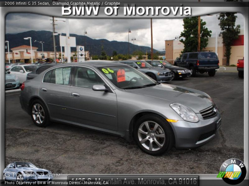 Diamond Graphite Metallic / Graphite 2006 Infiniti G 35 Sedan