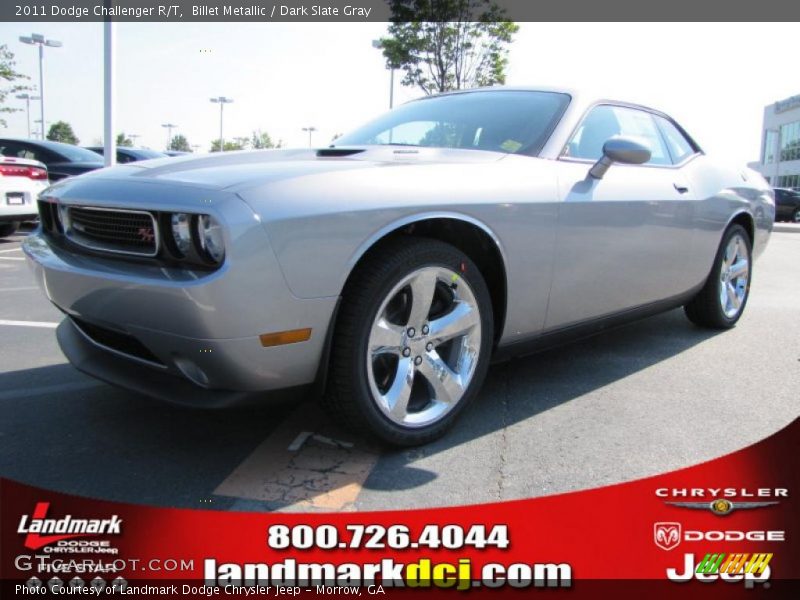 Billet Metallic / Dark Slate Gray 2011 Dodge Challenger R/T