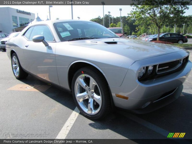 Billet Metallic / Dark Slate Gray 2011 Dodge Challenger R/T