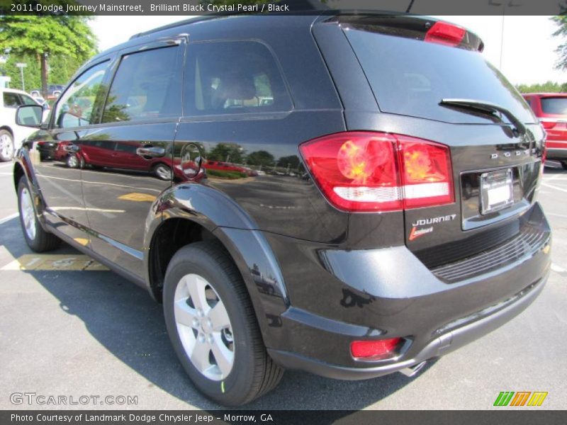 Brilliant Black Crystal Pearl / Black 2011 Dodge Journey Mainstreet