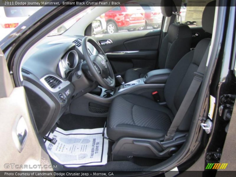 Brilliant Black Crystal Pearl / Black 2011 Dodge Journey Mainstreet