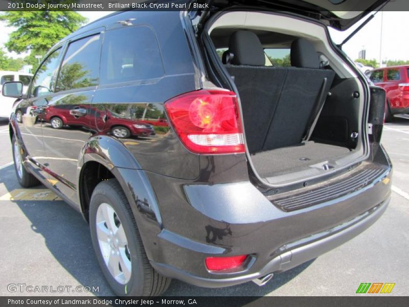 Brilliant Black Crystal Pearl / Black 2011 Dodge Journey Mainstreet