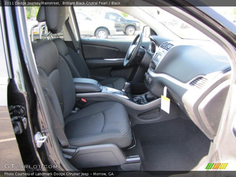 Brilliant Black Crystal Pearl / Black 2011 Dodge Journey Mainstreet