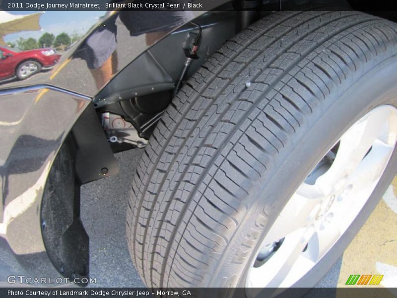 Brilliant Black Crystal Pearl / Black 2011 Dodge Journey Mainstreet