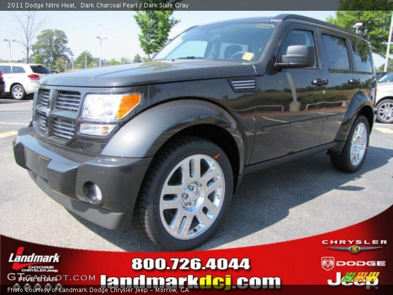 Dark Charcoal Pearl / Dark Slate Gray 2011 Dodge Nitro Heat