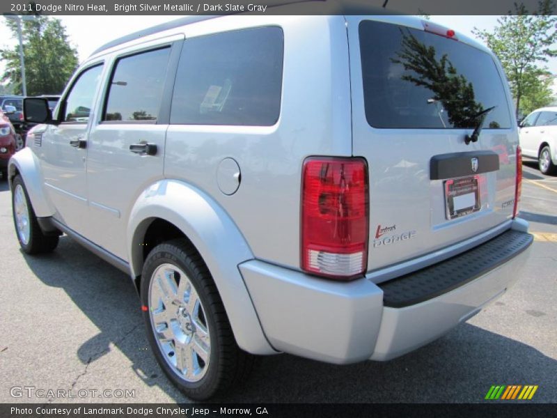 Bright Silver Metallic / Dark Slate Gray 2011 Dodge Nitro Heat