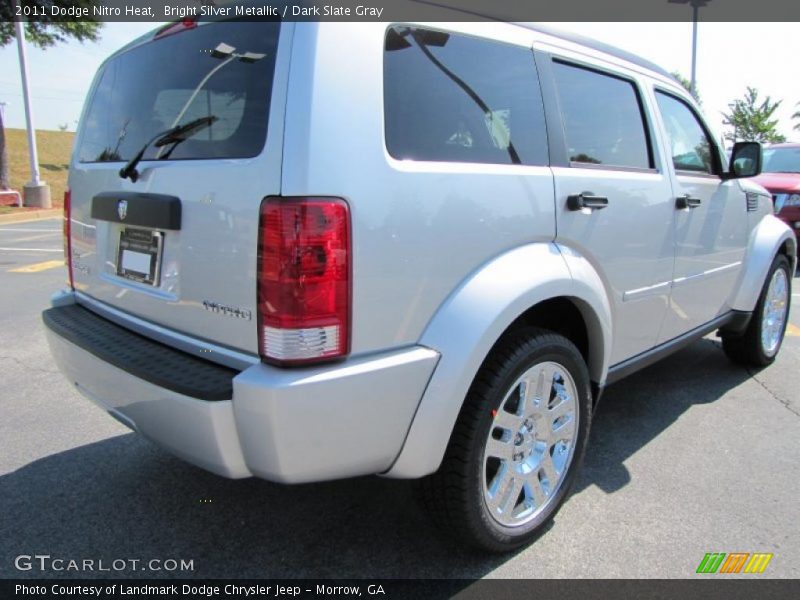 Bright Silver Metallic / Dark Slate Gray 2011 Dodge Nitro Heat