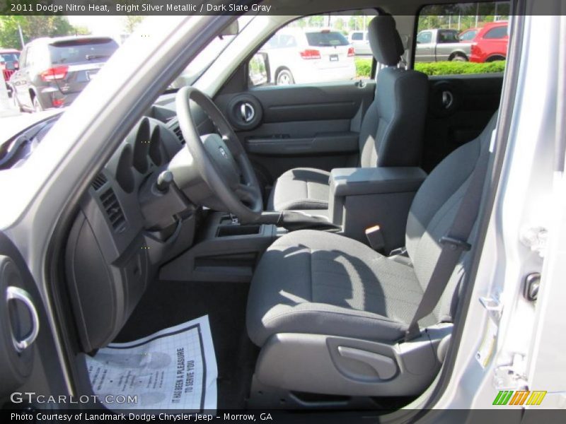 Bright Silver Metallic / Dark Slate Gray 2011 Dodge Nitro Heat