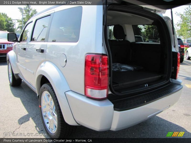 Bright Silver Metallic / Dark Slate Gray 2011 Dodge Nitro Heat