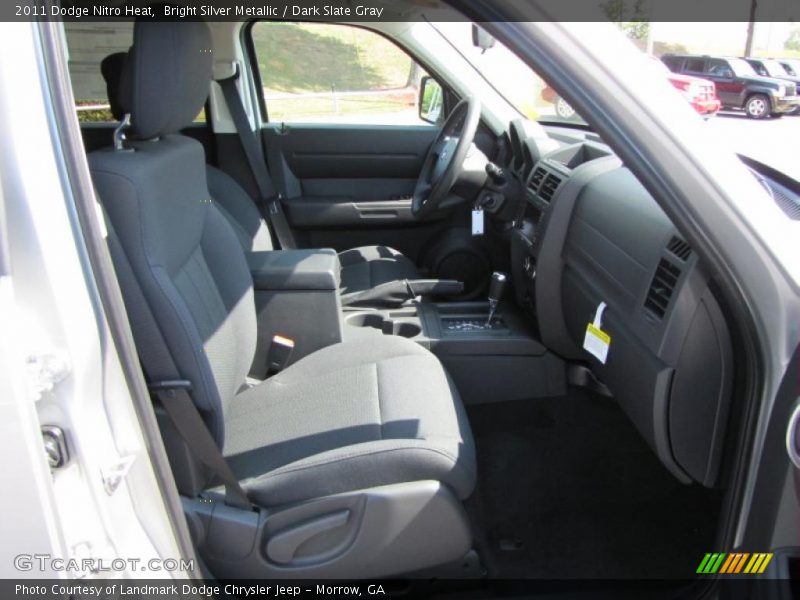 Bright Silver Metallic / Dark Slate Gray 2011 Dodge Nitro Heat