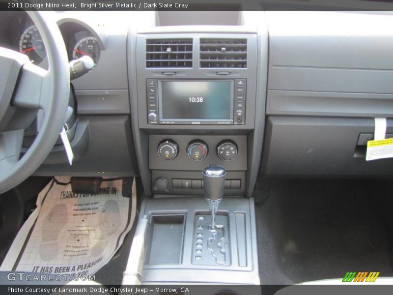 Bright Silver Metallic / Dark Slate Gray 2011 Dodge Nitro Heat