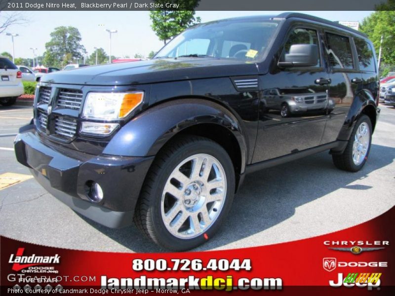 Blackberry Pearl / Dark Slate Gray 2011 Dodge Nitro Heat