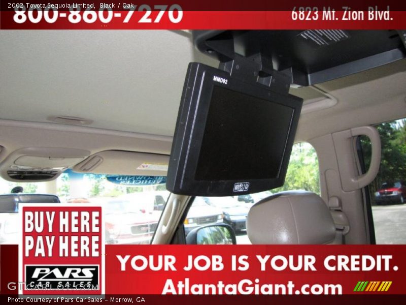 Black / Oak 2002 Toyota Sequoia Limited
