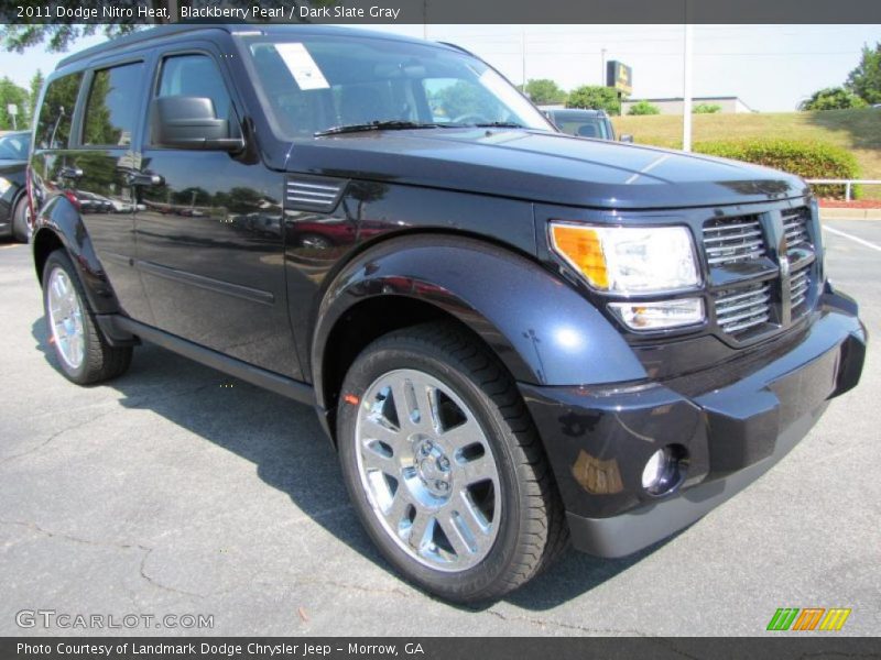Blackberry Pearl / Dark Slate Gray 2011 Dodge Nitro Heat