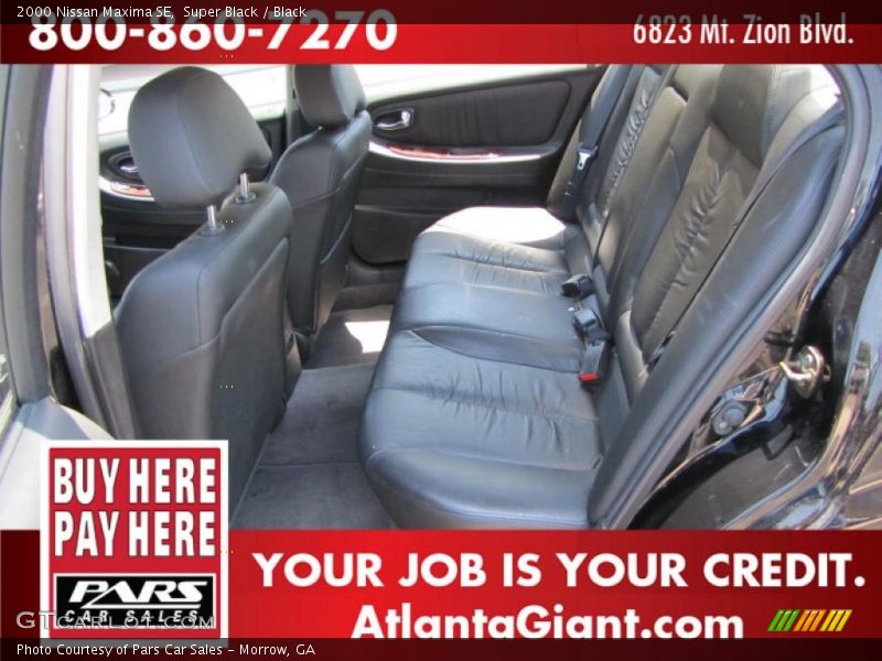 Super Black / Black 2000 Nissan Maxima SE