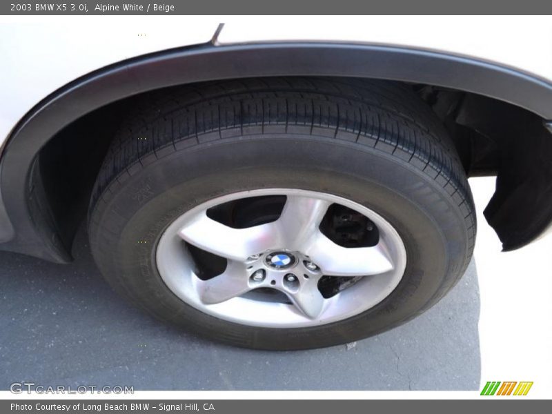Alpine White / Beige 2003 BMW X5 3.0i
